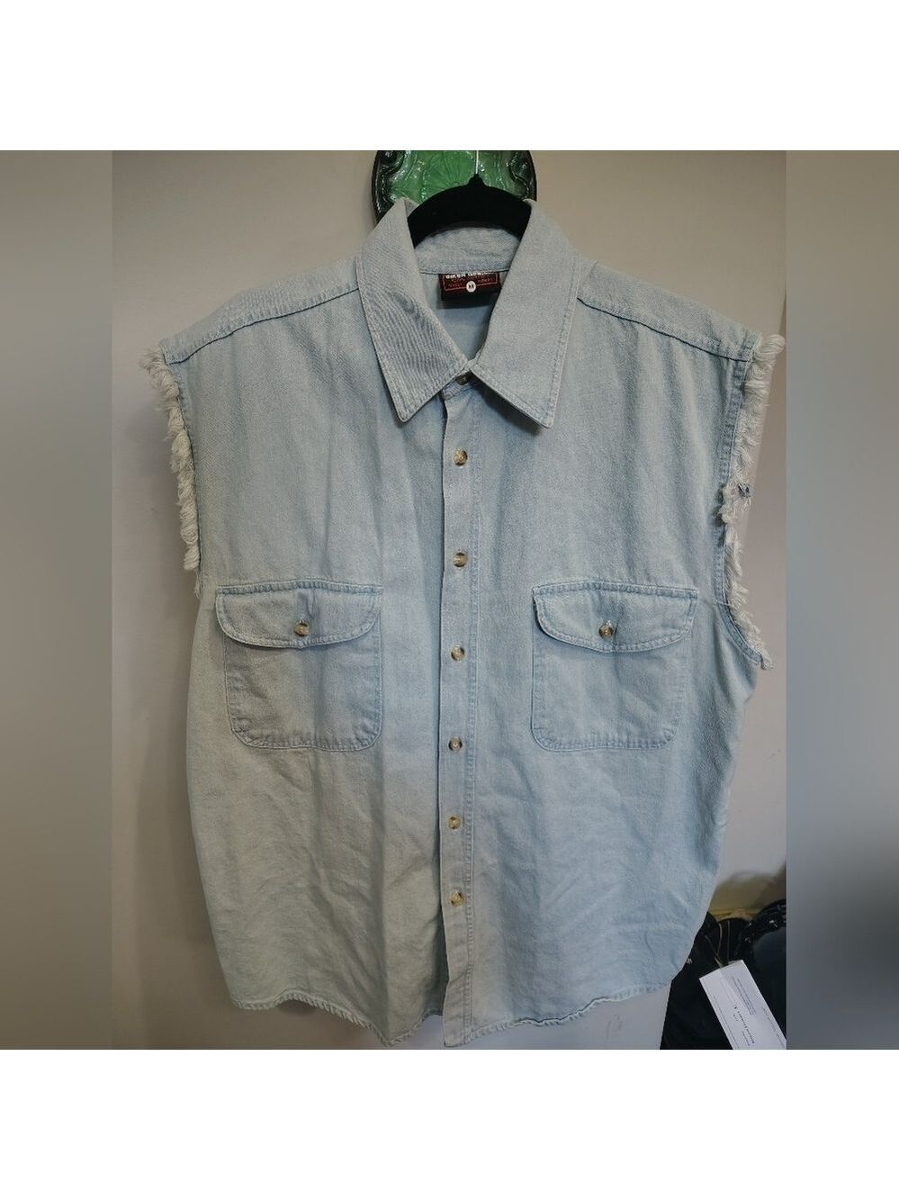 Does Not Play Well With Others! Biker Design Button Up Shirt